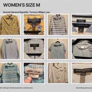 Women's size medium grab bag Banana Republic, Tommy Hilfiger, more...